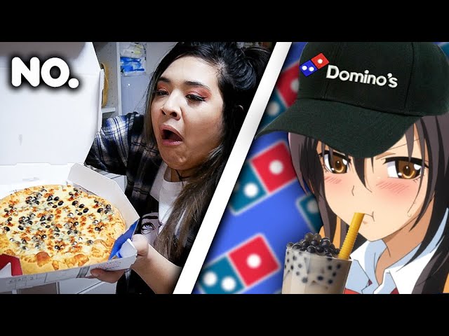 We Tried Domino's Japan's Boba Pizza...