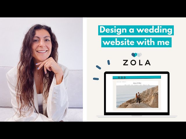 Design a Zola wedding website with me! - demo & deep dive