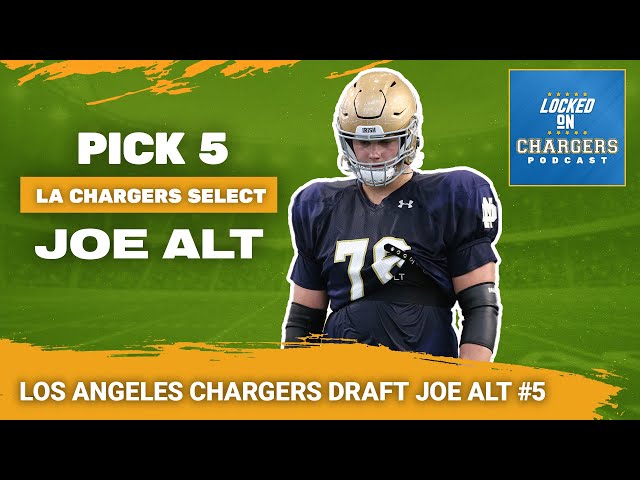 Los Angeles Chargers Pick Joe Alt | 2024 NFL Draft Coverage