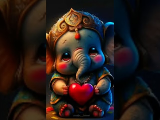 Ganpati Bappa morya #cute #song #ganesh