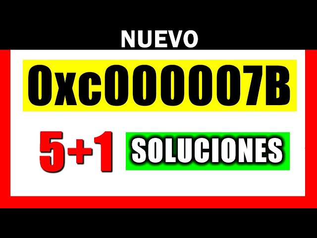 ✅ SOLUCION DEFINITIVA al Error 0xc000007b/0xc00007b 🔴 REPARAR en Windows 11, 10, 8, 7