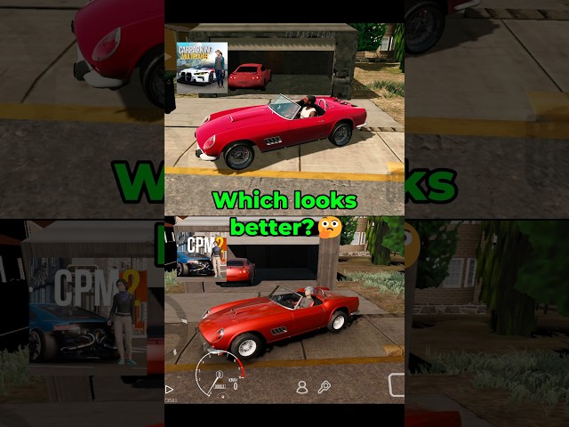 Car Parking Multiplayer 1 vs 2 Which one looks better?