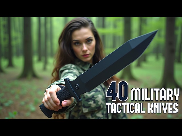 40 Ultimate Military Tactical Knives for Survival and Self Defense