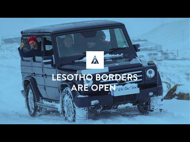 Lesotho Borders are OPEN