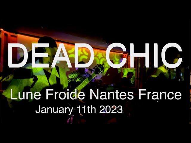 DEAD CHIC Full Live Concert 4K @ Lune Froide Nantes France January 11th 2023