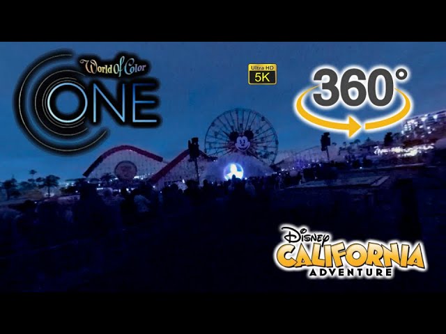 2024 VR 360 World of Color One Complete Show Ultra HD 5K Disney California Adventure