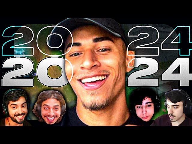 RETROSPECTIVA COMPLETA 2024 LEAGUE OF LEGENDS - MELHORES MOMENTOS!