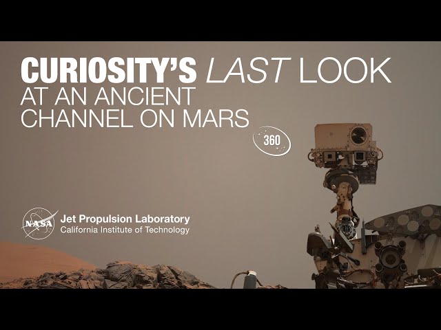 Curiosity Rover Leaves Gediz Vallis Channel (360 View)