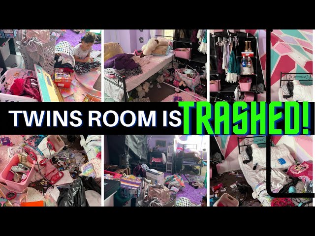 7 YEAR OLD TWINS ROOM IS TRASHED! ULTIMATE CLEANING MOTIVATION // SHYVONNE MELANIE TV