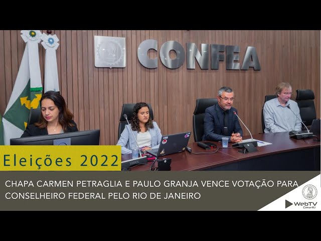 Carmen Petraglia e Paulo Granja vencem eleição para Conselheiro Federal pelo Rio de Janeiro