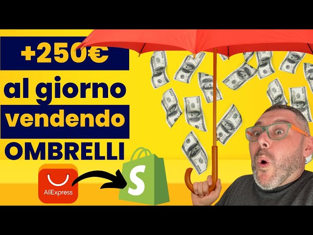 +250€ al giorno VENDENDO OMBRELLI ONLINE!