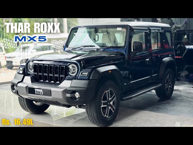 Mahindra Thar Roxx 2024 🔥 Thar Roxx MX5 @ 16.49L | Most Value for Money Variant - Detailed Review!