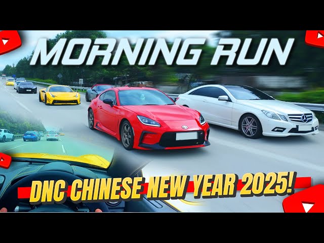 Ngumpul Bareng Sportcar Keren di MORNING RUN DNC Chinese New Year 2025!