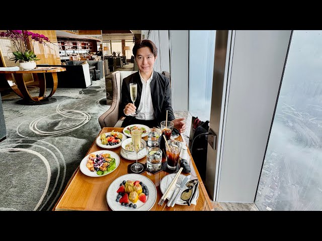 🍔香港麗思卡爾頓酒店行政酒廊享用午餐 Lunch in the Club Lounge at The Ritz-Carlton, Hong Kong 香港飯店行政貴賓廳一鏡到底開箱