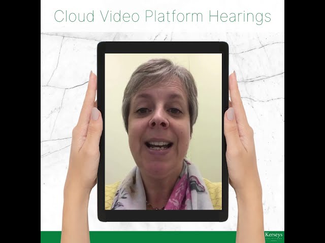 Cloud Video Platform Hearings - Family Law at Kerseys