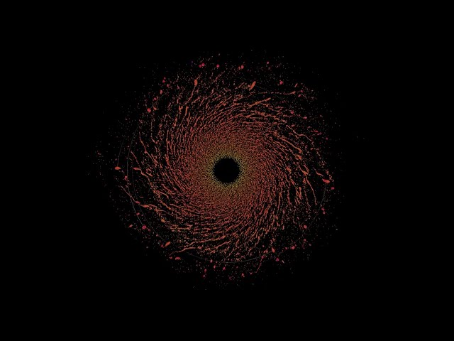 Supermassive Black Hole Accretion Disk | 100k Particles | SpaceSim