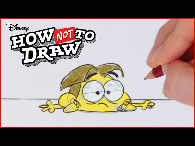 Cricket Green Cartoon Comes to Life!  🖌 | How NOT To Draw: Cricket Green | @disneychannel