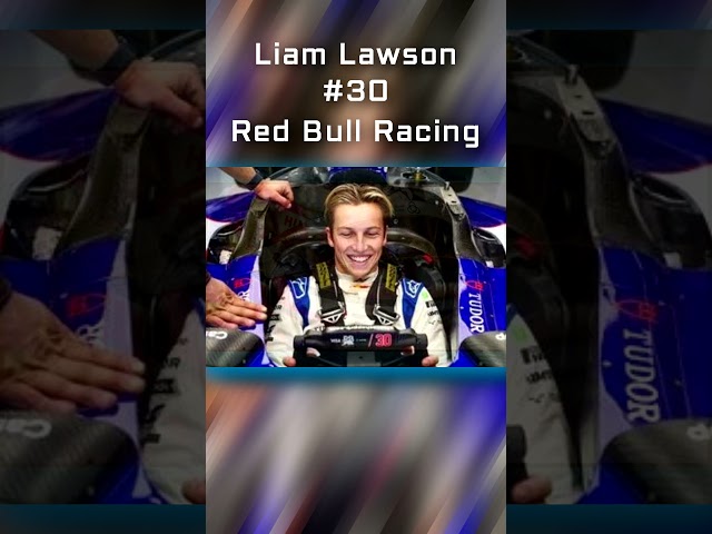 F1 Liam Lawson Red Bull Racing Car Number 30 #formula1