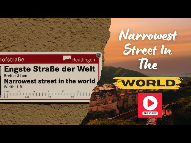 Europe's Narrowest Streets! #facts #travel #history #shorts #fyp