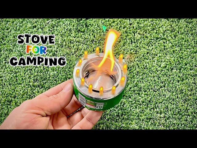 How To Make the Smallest MINI STOVE for UNDER $1 - Perfect for Camping & Survival