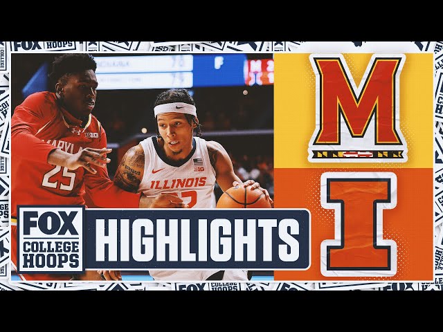 Maryland Terrapins vs. No. 17 Illinois Fighting Illini Highlights | FOX College Hoops