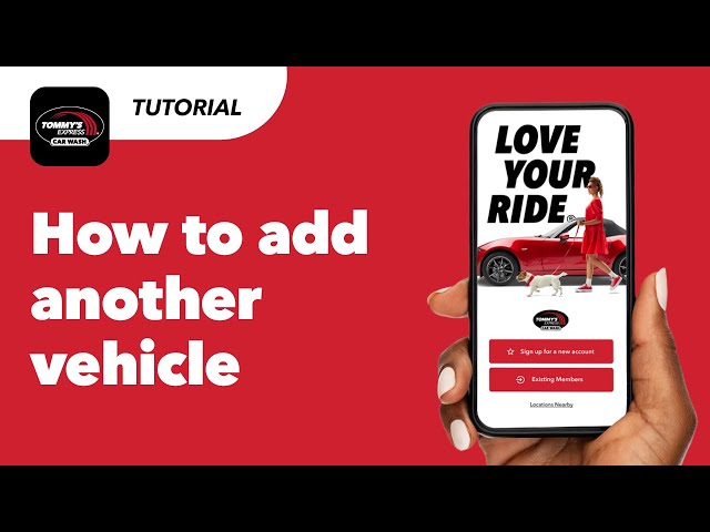 How To Add Another Vehicle | Tommy's Express Mobile App Tutorial