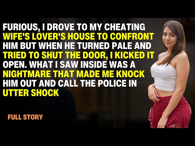 Furious, I Drove to My Cheating Wife's Lover's House to Confront Him—But When He Turned Pale and...