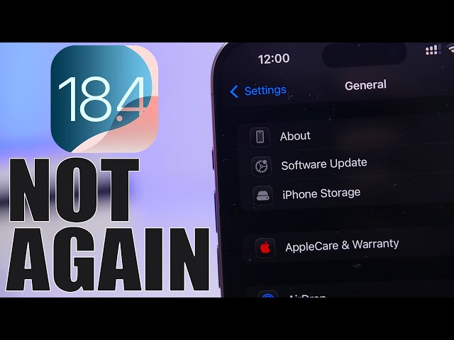 iOS 18.4 - Something Went WRONG !