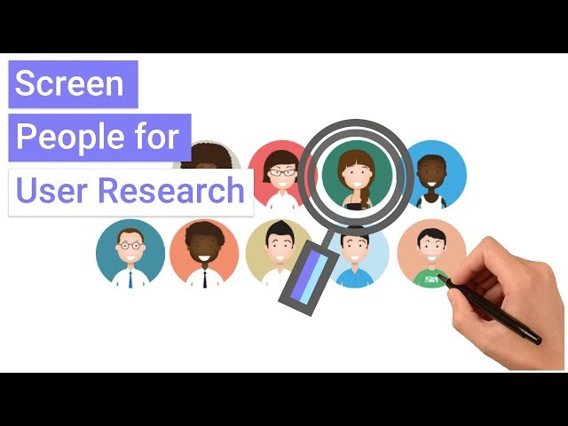 Screen People for your User Research Study