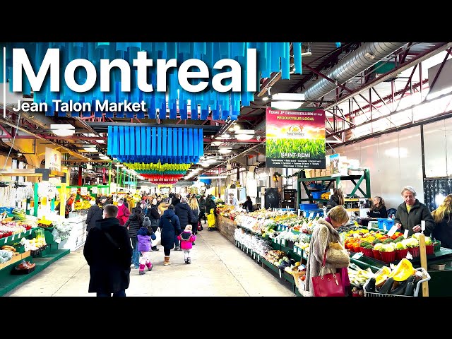 Jean Talon Market - Inside The BIGGEST Indoor Market In Montreal