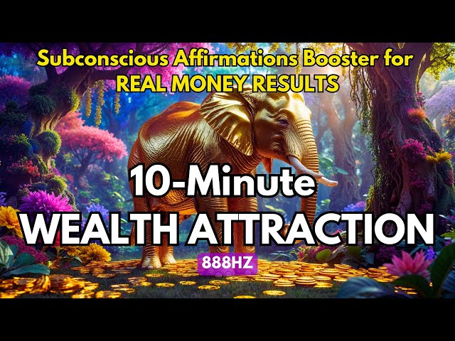 💰 10-Minute WEALTH ATTRACTION! Subconscious Affirmations Booster for REAL MONEY RESULTS 🌟