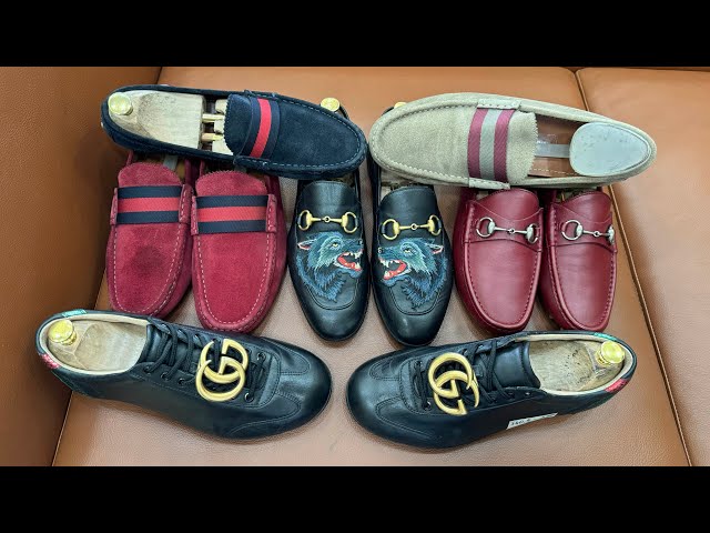 BỘ SƯU TẬP GIÀY HIỆU GUCCI MÃI ĐỈNH. Giày tuyển #giaysihieu #giàysi #sneakers