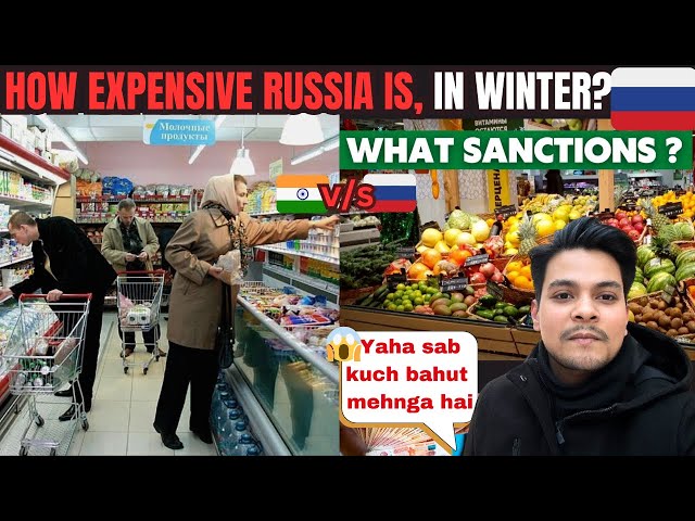 How Expensive is Russia in Winters? कितना महंगा है रूस  🇷🇺?|| #russiavlog #indianinrussia #travel