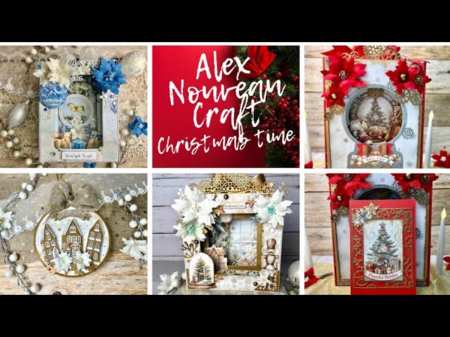 Christmas cards decoration 2024,, handmade, diy, scrapbooking Stamperia, ScrapBoys, Action,