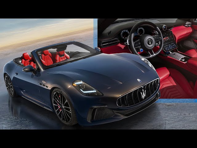 New 2024 Maserati GranCabrio Unveiled With 542 Hp V6 Thrills