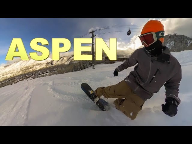 Powder day (360 VIDEO) top 2 bottom Aspen Ski Area