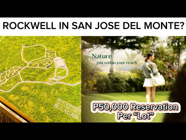 Rockwell First in Bulacan ~ San Jose Del Monte is the chosen CITY. One of a kind Residence ☘️