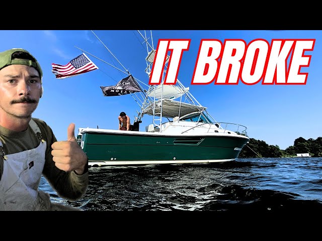 My Rotten Boat RIPS | 2000 Pursuit 3400 Fisherman with Twin Volvo TAMD 63P DIESEL Engines