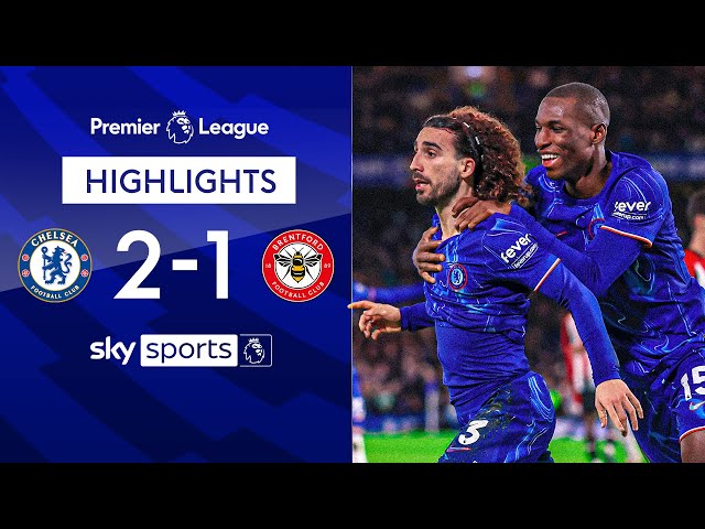 Cucurella scores & gets sent off in Blues win! | Chelsea 2-1 Brentford | Premier League Highlights