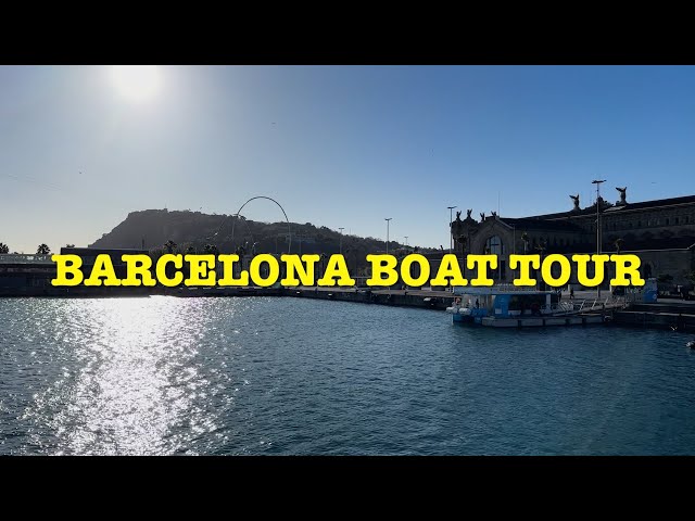 Relaxing Boat Tour Around the Port of Barcelona | Iconic Views and Maritime History