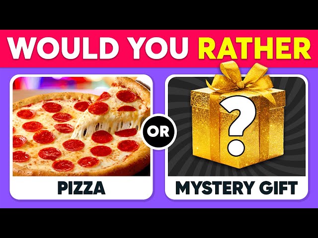 Would You Rather? Mystery Gift Edition 🤔🍕 Monkey Quiz