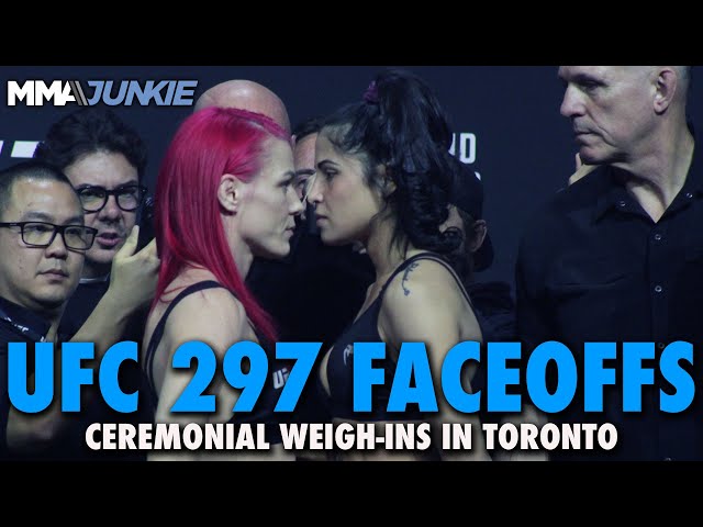 UFC 297 Full Fight Card Faceoffs From Toronto