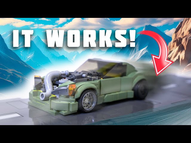 I BUILT A WORKING LEGO SPEED CHAMPIONS CAR…