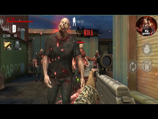 Zombie fire game - zombie fireing 3d video - android gameplay