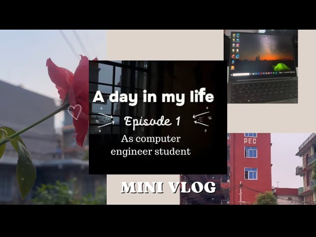 A day in my life as computer engineer student in Nepal🏫|| college,mates 🌸