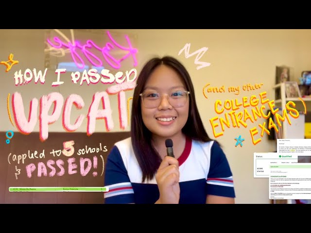 how I passed UPCAT... (and my other college entrance exams) | a study vlog 📚