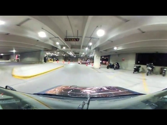 360°×360° spherical HD1440s - Greektown Casino Detroit parking garage spiral