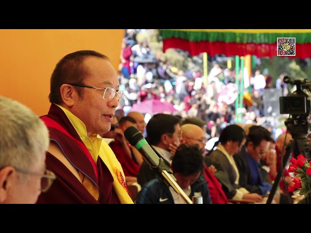 བོད་ཁྱིམ་དབུ་བརྙེས་པའི་དུས་དྲན་སྐབས་ ༥༨ པའི་ཐོག་བསྩལ་བའི་བཀའ་སློབ།