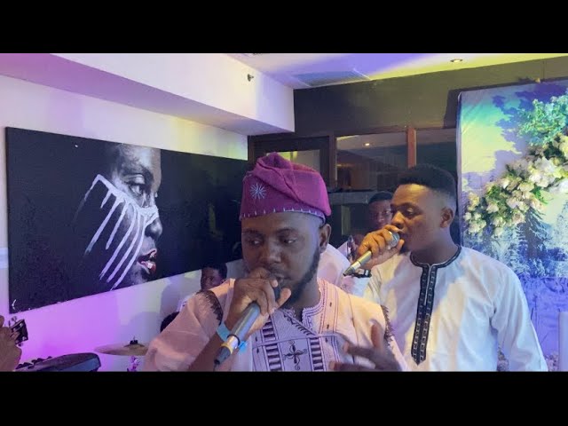 Noble omoniyi Alujo Session at Angela and Abiodun’s wedding