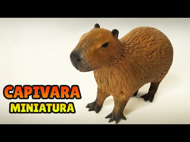 DIY: How to Make a Miniature CAPYBARA (Cold Porcelain/Air Dry Clay Tutorial)